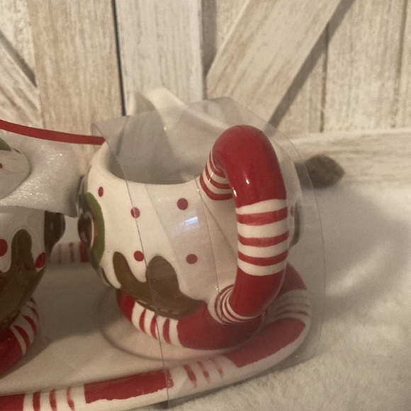 Blue Sky Gingerbread Cream & Sugar Set - Picture 6 of 9